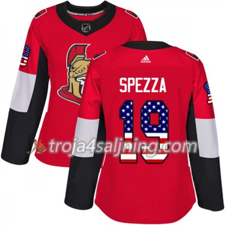 Ottawa Senators tröja Jason Spezza 19 Röd USA Flag Fashion 2017-2018 Adidas Authentic - Dame NHL Tröjor Ottawa Senators tröja Jason Spezza 19 Röd USA Flag Fashion 2017-2018 Adidas Authentic - Dame NHL Tröjor